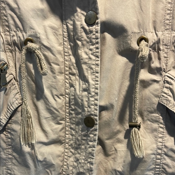 Beige Utility Jacket by Royalty For Me Size Small - Picture 5 of 6